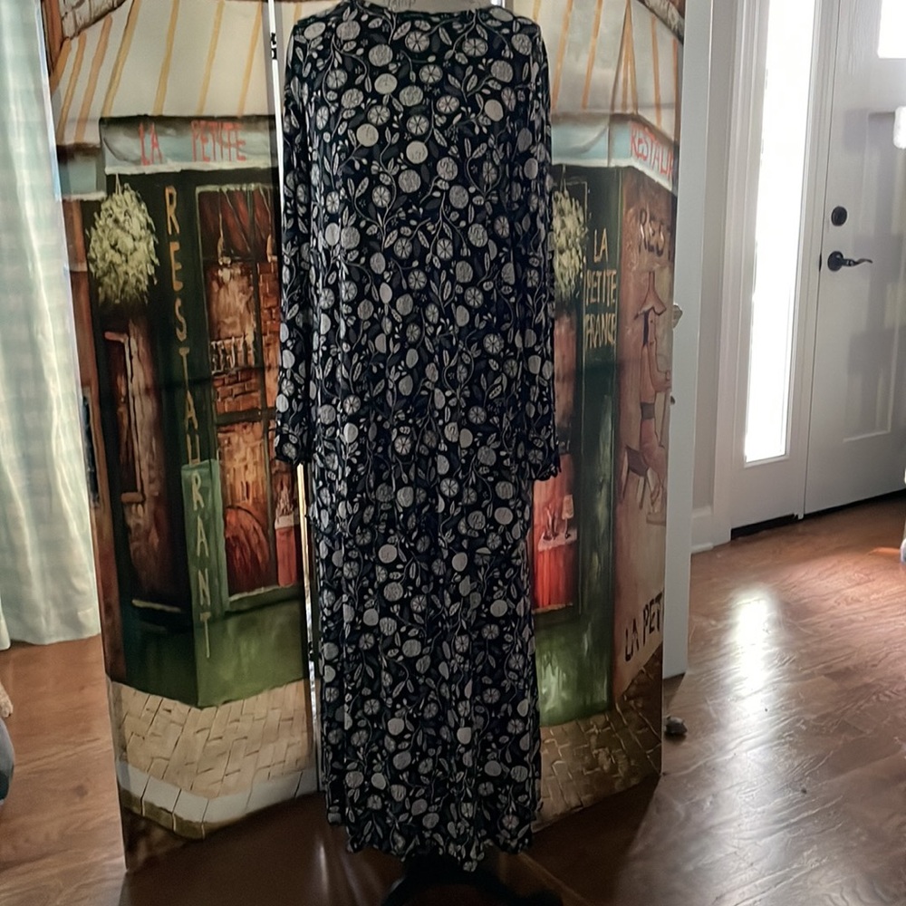 Gudrun Sjoden “Pomerans” Skirt/Tunic Set, Black, Size Medium